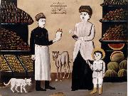 Niko Pirosmanashvili A Tatar Fruiterer oil painting